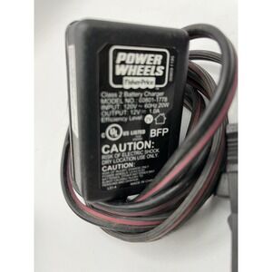 00801-1778 - Power Wheels 12v Grey Battery Charger+